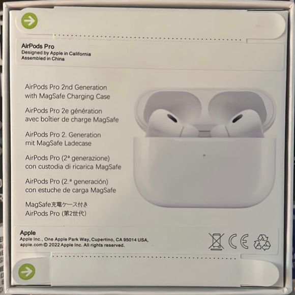 Apple AirPods Pro 2nd Generation w/ MAGSAFE Charging Case- NIB! - Picture 2 of 2